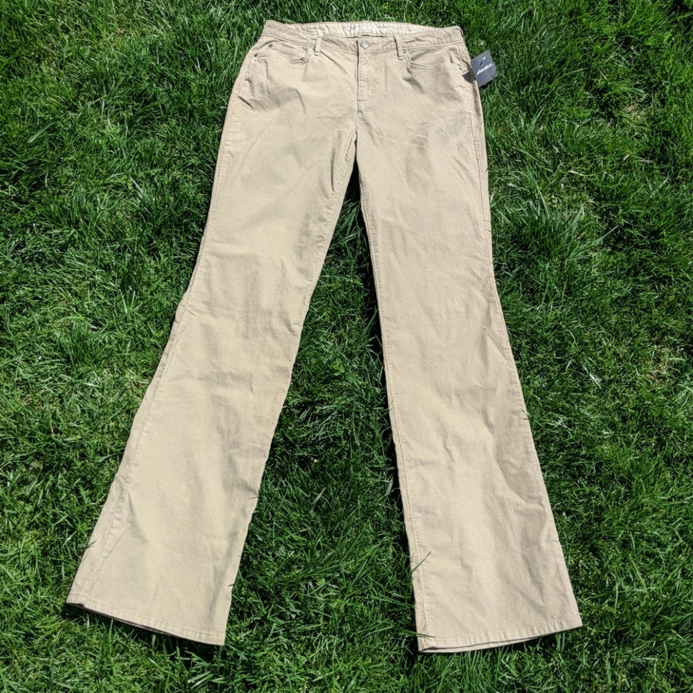 Eddie Bauer curvy bootcut tall cord trouser pants